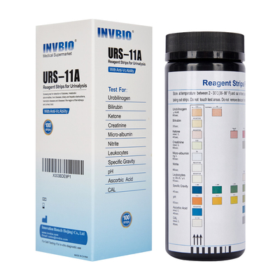 Que thử phân tích nước tiểu bằng thuốc thử cho Nitrit / Bạch cầu / Urobilinogen / Ketone / Bilirubin / Sg / Ph / Cal