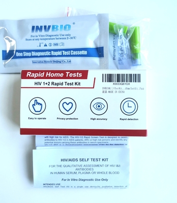 Bộ dụng cụ xét nghiệm nhanh toàn bộ máu Hiv một bước 20 miếng Ce đã được phê duyệt