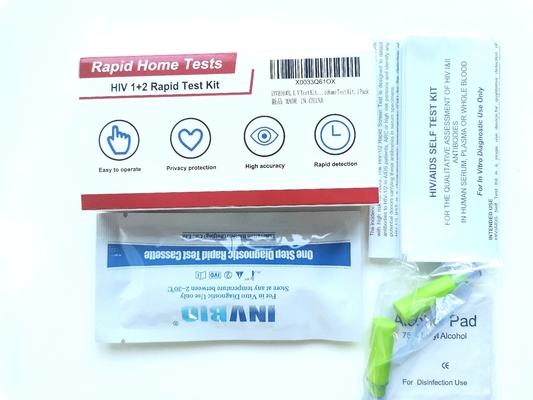 Bộ dụng cụ xét nghiệm nhanh Hiv được chứng nhận Ce Độ nhạy cao