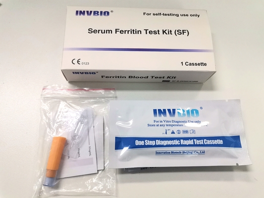 Bộ xét nghiệm nhanh cấp độ Ferritin trong máu của con người Cassette Elisa Kit Độ nhạy 99,2%