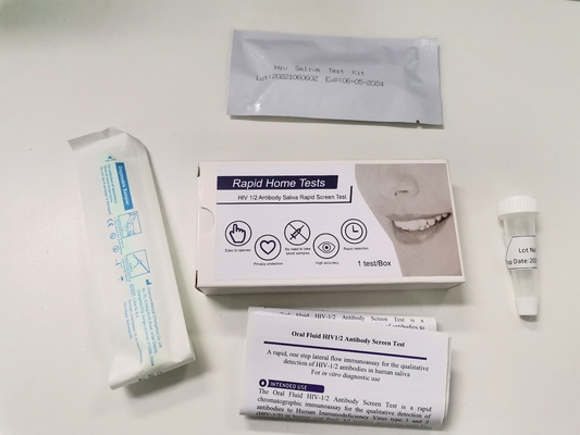 One Step Aids Hiv Combo Test Kit Nước bọt / Chẩn đoán y tế bằng miệng