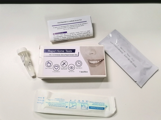 Một bước Fsc Phê duyệt Bộ dụng cụ kiểm tra nhanh Hiv Tự sử dụng Kết quả nhanh với nước bọt