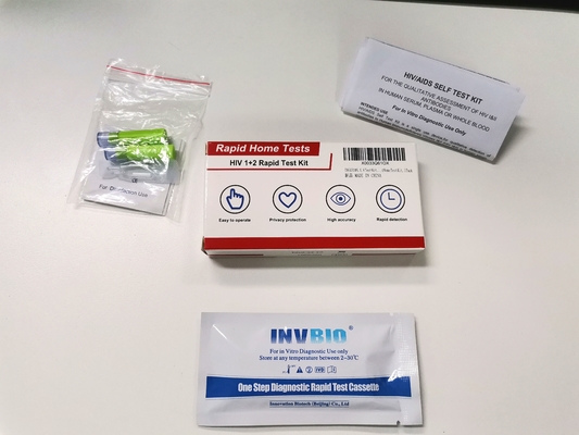Bộ xét nghiệm máu nhanh Hiv 1/2 Ce tư nhân chính xác cao đã được phê duyệt