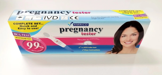 Phát hiện sớm Xét nghiệm mang thai Hcg giữa dòng ngay lập tức Nước tiểu một bước