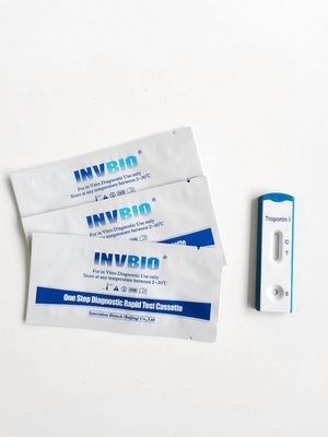1.0ng/Ml Troponin I Thiết bị xét nghiệm nhanh Kháng nguyên huyết thanh / huyết tương