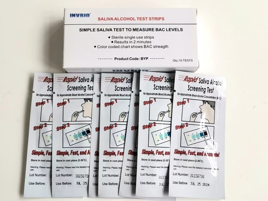 Trang chủ 2 phút Que thử rượu nước bọt một bước 25 chiếc / hộp