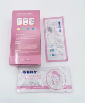 Que thử sữa mẹ một bước cho kết quả sau 2 phút 25/Hộp