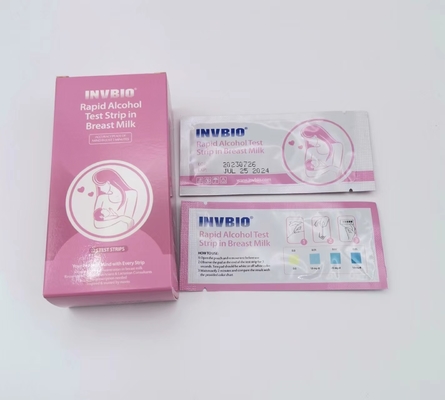 Kết quả nhanh Que thử nồng độ cồn sữa mẹ tại nhà riêng lẻ