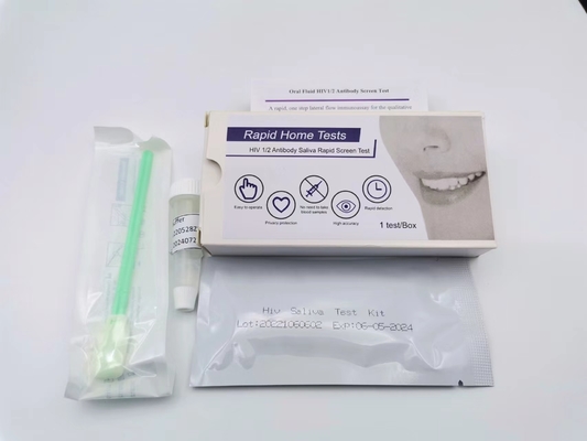 Bộ xét nghiệm Hiv tức thì đã được Ce phê duyệt Một bước Hỗ trợ tư nhân Tự kiểm tra bằng nước bọt