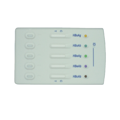 Bộ dụng cụ xét nghiệm nhanh bệnh truyền nhiễm HBV cho bảng xét nghiệm đa 5 bệnh viêm gan B