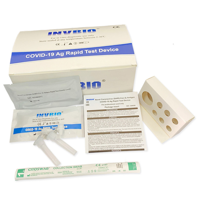 Covid-19 Thử nước bọt nhanh trong ống nghiệm kháng nguyên 1 Bộ phát hiện sử dụng tăm bông