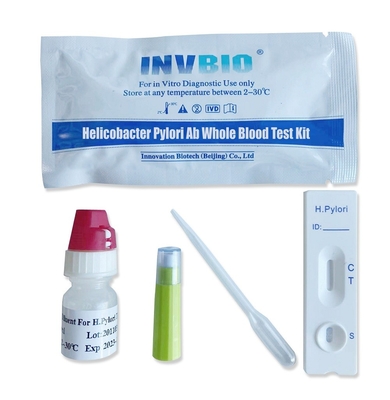 Bộ dụng cụ xét nghiệm nhanh bệnh truyền nhiễm được chứng nhận CE H Pylori Ag Antigen Feces Feces Feces Thẻ