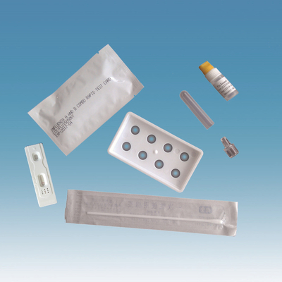 Thuốc ngoáy cổ họng Bệnh truyền nhiễm Bộ dụng cụ xét nghiệm nhanh Vi rút cúm A + B