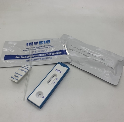 Bộ dụng cụ xét nghiệm nhanh chống bệnh truyền nhiễm Hcv Thiết bị băng 25 chiếc / hộp