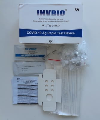 Tiểu thuyết Coronavirus Sars-Cov-2 Băng kiểm tra nhanh kháng nguyên Swab Ce Mark