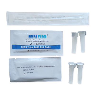 Băng thử nhanh kháng nguyên Covid 19 Coronavirus Rtk và thử nghiệm kẹo mút nước bọt