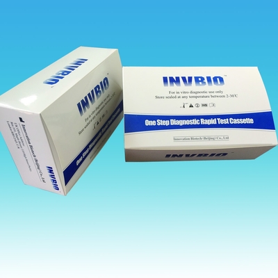 Siêu thị Thẻ xét nghiệm kháng nguyên nhanh 99% Độ đặc hiệu cao Phân thương hàn Ag