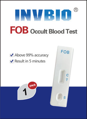 Sức khỏe y tế Độ chính xác 99% Thẻ xét nghiệm nhanh Fob Máu huyền bí trong phân