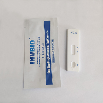 Bộ dụng cụ xét nghiệm khả năng sinh sản Invbio Ce Fda Hcg Human Chorionic Gonadotropin Nước tiểu / Huyết thanh khi mang thai