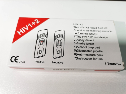 Bộ dụng cụ điều trị bệnh truyền nhiễm Hiv Rapid Test 50 cái
