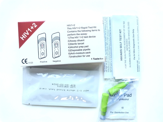 Trang chủ Bộ dụng cụ xét nghiệm nhanh 25 chiếc Hiv để điều trị bệnh truyền nhiễm