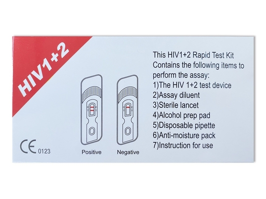 Bộ xét nghiệm chẩn đoán nhanh 40 cái cho Ag Ab giang mai và Hiv Aids