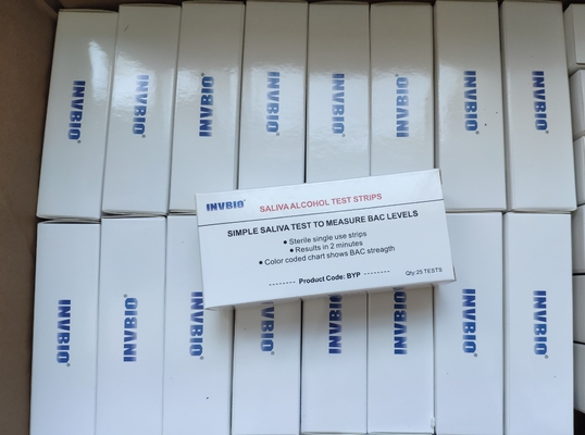 Băng thử nghiệm nhanh một bước 3,00mm Que thử rượu uống chính xác đáng tin cậy