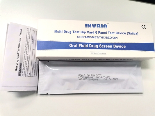Bộ dụng cụ kiểm tra thuốc nước bọt 6 bảng bằng miệng của FDA để kiểm tra việc làm và bảo hiểm