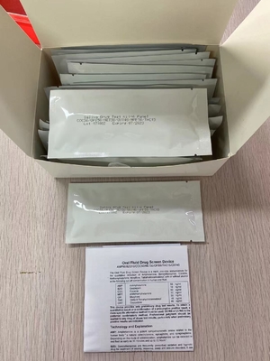 6 Bộ dụng cụ kiểm tra lạm dụng thuốc của FDA cho chất lỏng uống nhiều bảng AMP / MET / COC / OPI / THC / BZO