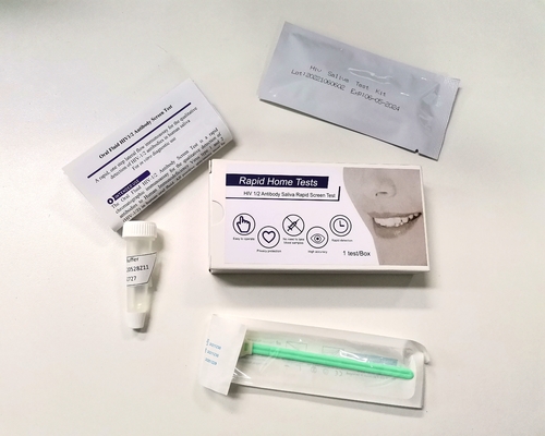 Nhà phân phối bộ dụng cụ xét nghiệm nhanh Hiv 1 &amp; 2 Tăm bông miệng Hiv cần thiết cho Aids
