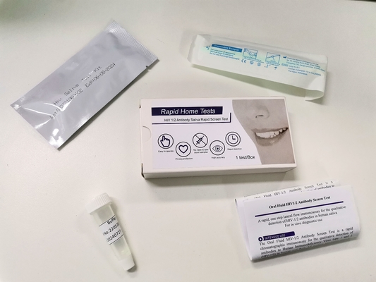 Bộ xét nghiệm tăm bông miệng Hiv 1/2 Dễ sử dụng Phê duyệt Fsc
