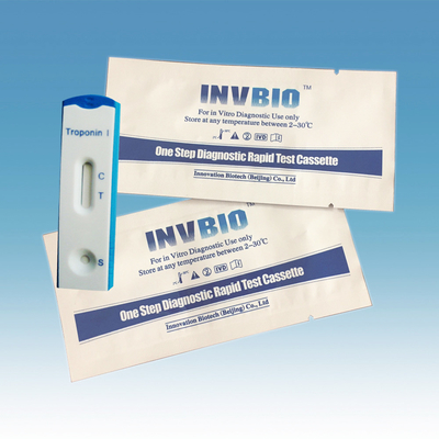 1.0ng/Ml Nhồi máu cơ tim Mi Ctni Cardiac Troponin I Bộ xét nghiệm nhanh Invbio