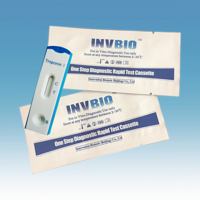 1.0ng/Ml Nhồi máu cơ tim Mi Ctni Cardiac Troponin I Bộ xét nghiệm nhanh Invbio