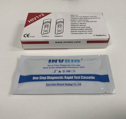 Xét nghiệm nhanh Oem HIV bộ dụng cụ chẩn đoán toàn máu sử dụng tại nhà tự kiểm tra