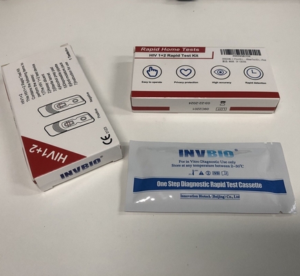 Xét nghiệm nhanh Oem HIV bộ dụng cụ chẩn đoán toàn máu sử dụng tại nhà tự kiểm tra