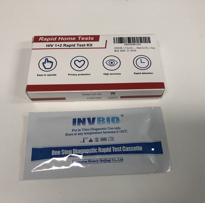 Quick Finger Prick Xác định Std Rapid Hiv Blood Test Kit Giấy chứng nhận Ce Iso
