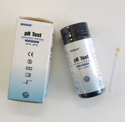 4.5 đến 9.0 axit và kiềm nước bọt Ph thử nghiệm dải sử dụng tại nhà