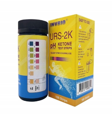 Urs-1232 60s Keto Urin Strips Fda Ce Fsc Được chấp thuận