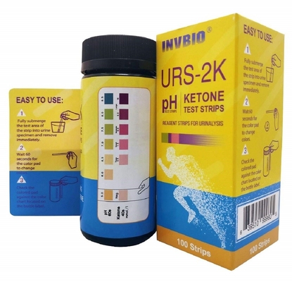 Urs-1232 60s Keto Urin Strips Fda Ce Fsc Được chấp thuận