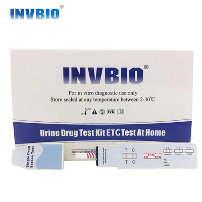 Etg Alcohol Ethyl Glucuronide Thẻ nhúng xét nghiệm ma túy trong nước tiểu Thuốc thử y tế phản ứng nhanh tại nhà
