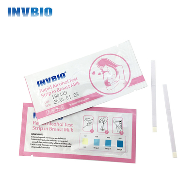 Một lần sử dụng Dải cho con bú 3,00mm để kiểm tra Độ nhạy cảm của cồn 0,02%