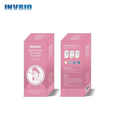 Một lần sử dụng Dải cho con bú 3,00mm để kiểm tra Độ nhạy cảm của cồn 0,02%