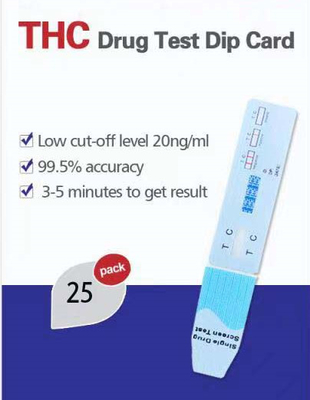 Cần sa Cần sa 20ng 15Ng THC Hộp kiểm tra định lượng ma túy Phát hiện định lượng