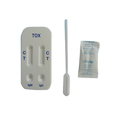 IgG IgM TOXO Bộ xét nghiệm tại nhà Toxoplasmosis Bộ xét nghiệm sắc ký vàng keo
