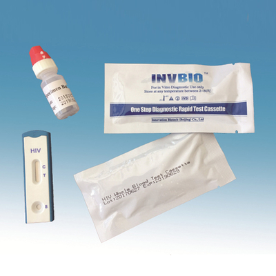 Thẻ bộ dụng cụ xét nghiệm nhanh bệnh truyền nhiễm toàn bộ kháng nguyên Hiv