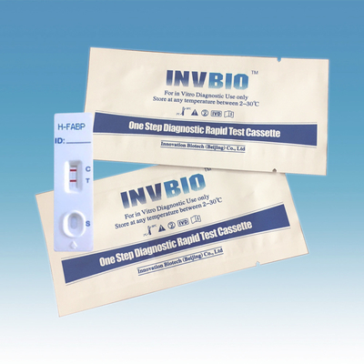 Băng thử nghiệm nhanh 3,00mm Tim axit béo liên kết Protein Thử nghiệm H-FABP