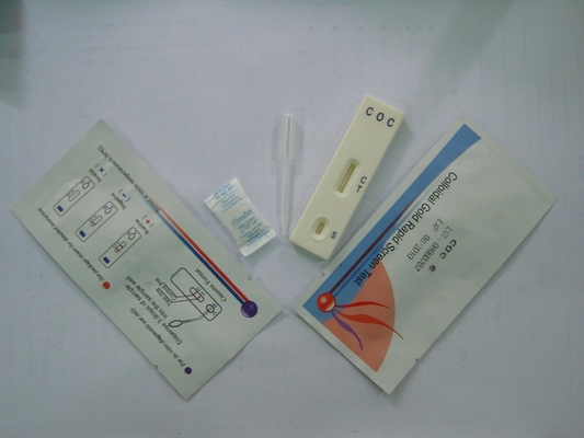 FDA COC Bộ công cụ kiểm tra lạm dụng ma túy Cocaine Cassette 3.00mm Thử nghiệm tại nhà