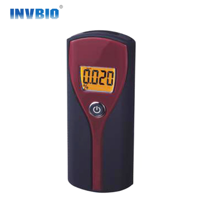 Máy kiểm tra cồn cầm tay Police Breathalyzer Đèn nền màu cam