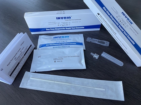 Bộ dụng cụ xét nghiệm kháng nguyên Coronavirus tại nhà Máy ngoáy mũi Đức Bfarm PEI