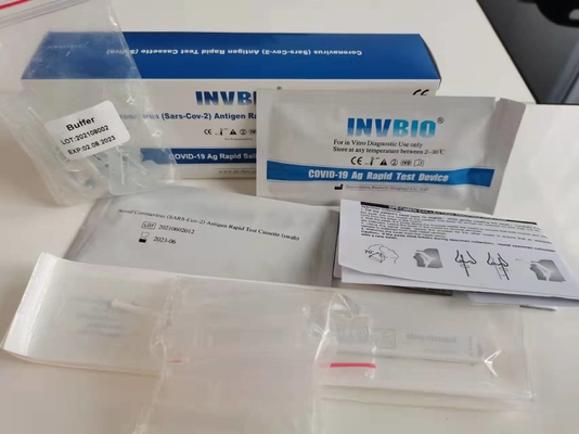 Bộ dụng cụ xét nghiệm kháng nguyên Coronavirus tại nhà Máy ngoáy mũi Đức Bfarm PEI
